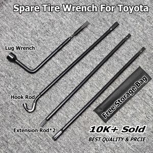 Toyota Spare Tire Remover With Wheel Lug Wrench For Toyota Innova Hilux Avanza Hiace Fortuner Rush