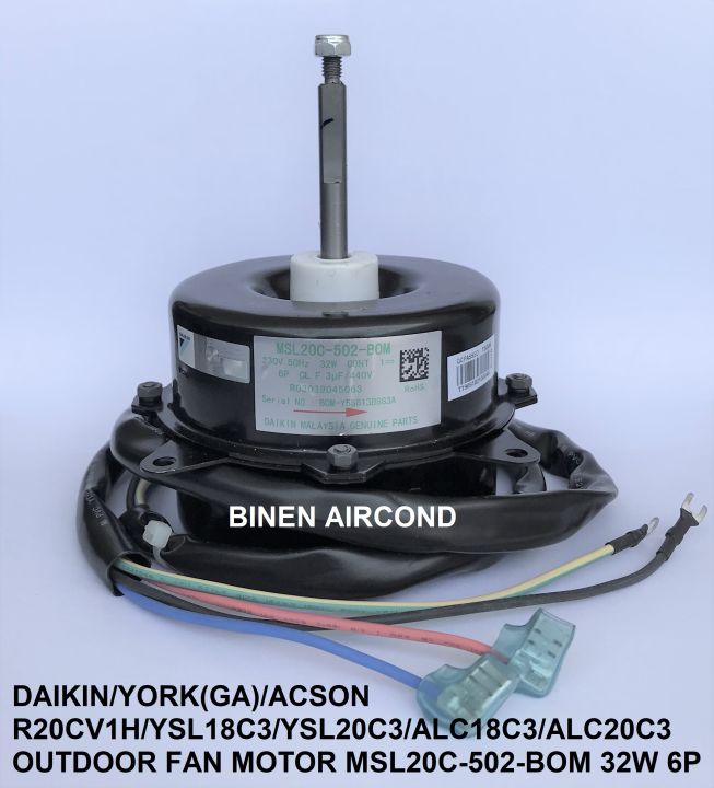 [ORIGINAL/GENUINE] DAIKIN/ACSON AIRCOND R20CV1H/YSL18C3/YSL20C3/ALC18C3