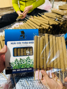 Nhang sào Ngải cứu thảo dược làm từ ngải cứu thiên nhiên xông nhà đuổi muỗi