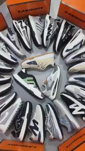 Giày chạy bộ nam Fujian giày thể thao cửa hàng đường phố cửa hàng thực tế thương mại điện tử phát trực tiếp giày đế dày thoáng khí đệm bắp ngô [ Miễn Phí Vận Chuyển ]