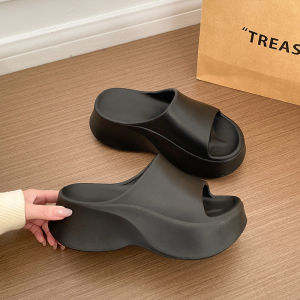 Free Shipping 2026 New EVA Thick-Soled Height-Increasing Slippers For Women Outdoor Wear Arch Support Fashionable One-Strap Sandals