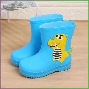 Rainboots Childrens Clothing Adjustable Retractable Mouth Rain Shoes Kids Shoes Non-slip