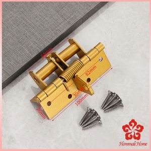 บานพับประตู ฮาร์ดแวร์ มัลติฟังก์ชั่น สปริงปิดอัตโนมัติ สามารถเปิดอ้าค้างได้ 90 องศา Spring Hinge