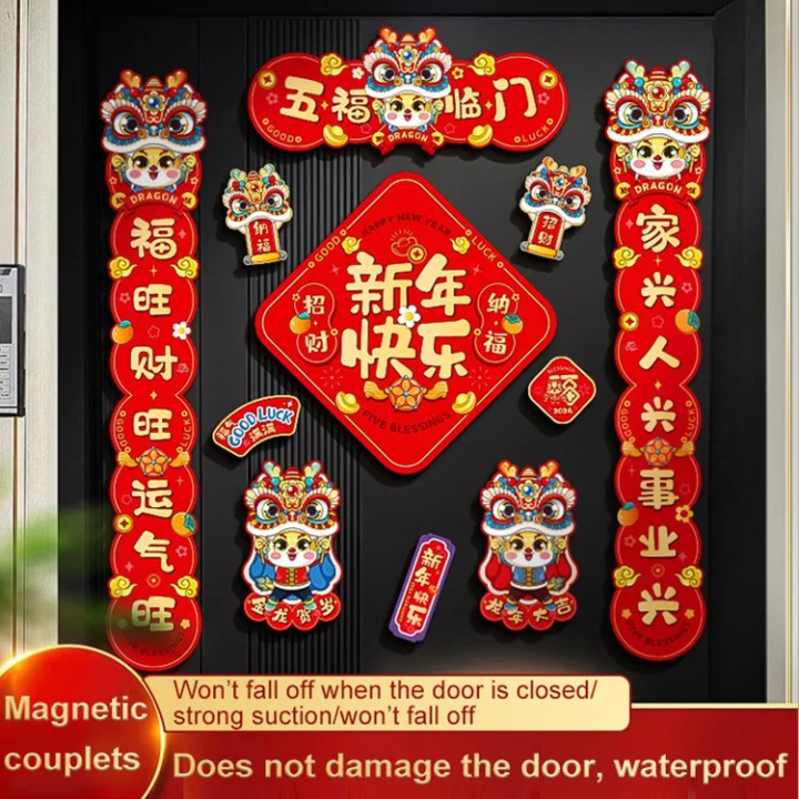 Spring couplets entrance door decorations | Lazada