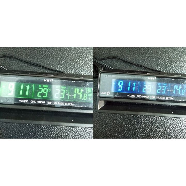 VST-7010V%204IN1%20LED%20Digital%20Car%20Clock%20Thermometer%20Battery%20Voltmeter%20Voltage%20Meter%20-%20Image%202
