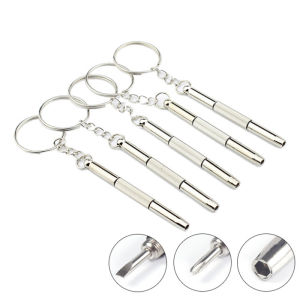 Key Chain Mini Precision Screwdriver Eyeglass Screwdriver Small Glasses Spectacles Sunglass Phone Watch Tools Spectacle Screws Repair Kit Keychain