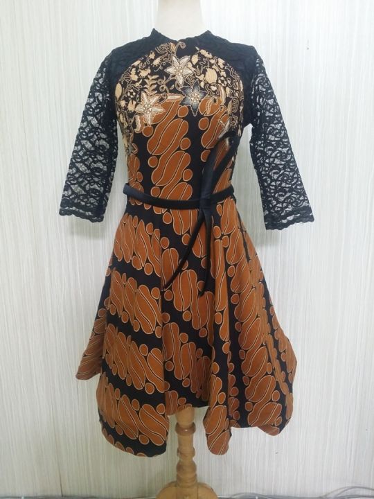 dress batik modern simple Elegant Nuansa Batik Dress, Batik Dress, Batik, Boho Dress, Bohemian Dress, Ethnic Dress