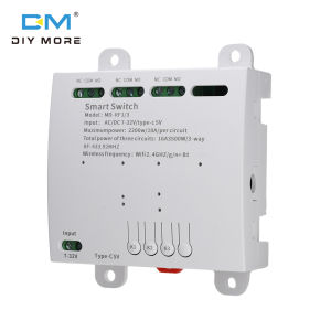 Diymore AC 90-260V DC 7V-32V/Type C 5V 4-Ch 3-Ch อัจฉริยะ Wifi โมดูล433Mhz Rf รีโมทคอนโทรล