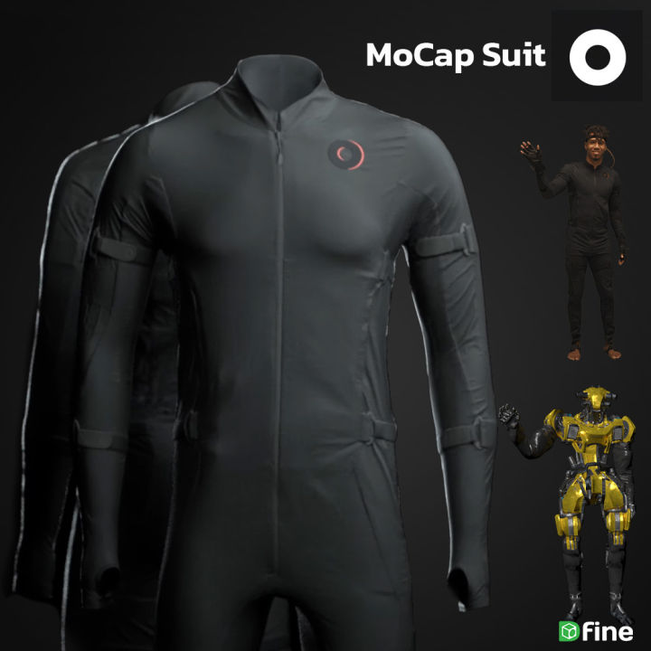 Smartsuit Pro2 ชุดจับการเคลื่อนไหว MotionCap แบบ Sensor 19จุด หลายไซต์