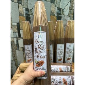 Nhang Quế thiên nhiên cao cấp Tăng Kim Thành làm từ quế 100% không hóa chất an toàn ít khói ít tàn
