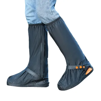 Rain Shoes High Tube Riding Motorcycles Outdoor Travel Waterproof Shoes Thickened Anti Slip And Wear-Resistant Rain Shoes