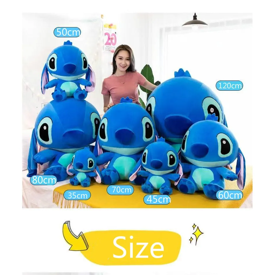 35 75cm Giant Stitch Doll Stitch Anime Plush Toy Children