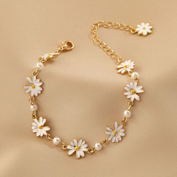 アクセサリー PEACEMINUSONE DAISY BRACELET GOLD PEACEMINUSONE DAISY BRACELET 19cm アクセサリー PEACEMINUSONE DAISY