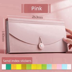 B6 Bill Bag 13 Pockets Small Expanding Folder Document Organizer Envelope Organizer Paper Storage