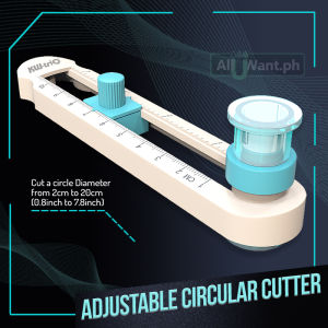 All U Want - Adjustable Circle Cutter for button pin (2cm-20cm)