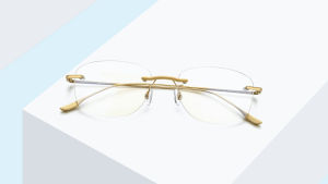 FONEX แว่นตาโลหะผสมไทเทเนี่ยมผู้ชายดีไซน์แบรนด์ไร้กรอบแว่นตาน้ำหนักเบาพิเศษสไตล์ญี่ปุ่นแว่นสายตาออกแบบได้ตามต้องการจากเกาหลี8107