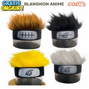 ANAK KECE Topi Rambut wig anak laki-laki/ Rambut anime cosplay/ Topi rambut palsu bulu korea