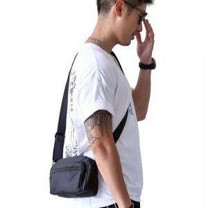 XINRANZJ Lightweight waterproof Multi-pocket Mini Mens Cross-shouldered single chest Bag Leisure travel mens pocket 9386-B