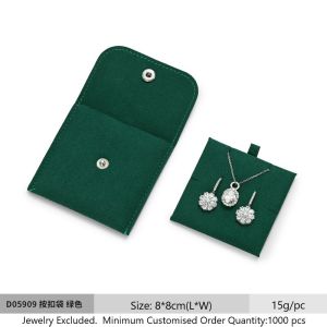 Oirlv Velvet Earrings Necklace Organizer Bag Pendant Storage Pouch Gift Wrapping For Girlfriend D059