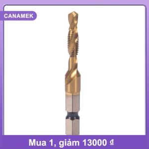 【CANAMEK】 M3-M10 Hex Shank Titan mạ HSS tay vít Chủ Đề Số liệu tap khoan bit