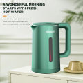 Dreepor 2L Fast Boiling Electric Kettle Double Layer anti-scalding Automatic Heat Preservation Kettle. 