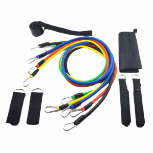 BLACKON 11Pcs/Set Portable TPE Tension Rope Set Anti-Break Durable Pull Rope Set Professional Workout Bands Resistance Band Set Home Workout