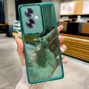 Ốp cho Oppo RENO 11f 13 12 11 Pro 13F 5g 2024 reno11f reno11 vỏ điện thoại rõ ràng trong suốt thời trang bìa với máy ảnh bảo vệ