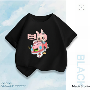 JOY Kaos Anak Anak Viral Usia 1-7 Tahun Viral Labubu Rich & Lucky