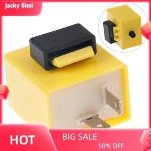 Jacky 12V 2 Pin Adjustable Frequency LED Flasher Relay Turn Signal Blinker Indicator