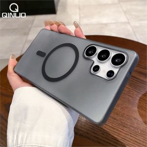 Slim Matte Clear Magnetic For Magsafe Case For Samsung S25 S24 S23 S22 S21 S20 FE Plus Ultra A36 A16 A55 A15 A54 A34 A14 Cover