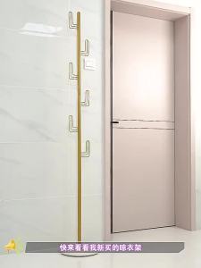 Modern Coat Rack with Marble Base & Metal Frame Standing Clothes Hanger for Bedroom & Living Room Modern Clothes Rack Based on Marble Space-Saving Furniture