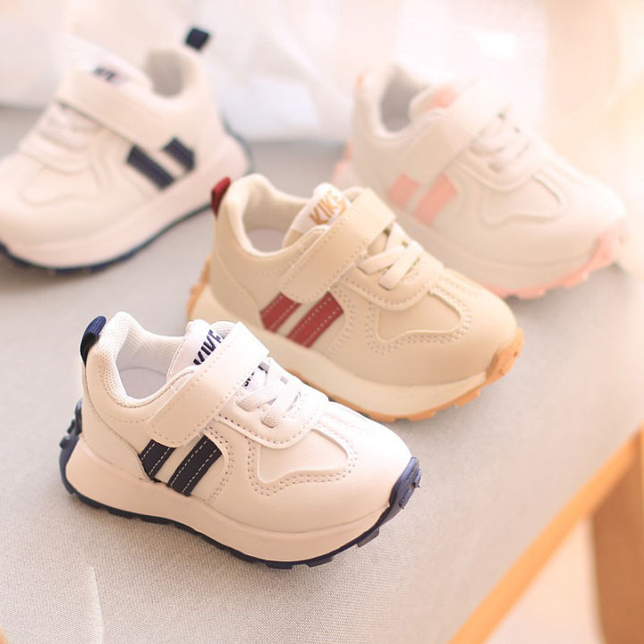 Kids Shoes New Leather Sneakers for Girl Boy Baby Walking Shoes