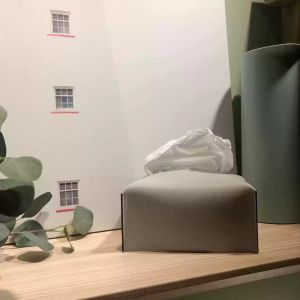 กล่องกระดาษทิชชูสุขาภิบาล Nordic Cortex กล่องกระดาษสำหรับห้องนอนสำหรับห้องน้ำ