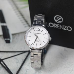 Jam tangan Wanita Lorenzo 1057L tali rantai analog original