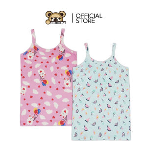 BigboxPH Kids Premium Pure Cotton Spaghetti Kids Top for Girls 1–8Y | Comfy Pambahay Panglakad Wear