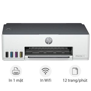 Máy in phun màu HP Smart Tank 210 (3D4L3A) Wireless - In qua thiết bị di động - Hàng Chính Hãng