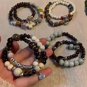 Rantai Tangan Tembikar a Cina Baru Reka Cipta Asli Wanita Manik Tinggi Gelang a Etnik Hiasan Tangan Teman Wanita R Bera Nasional