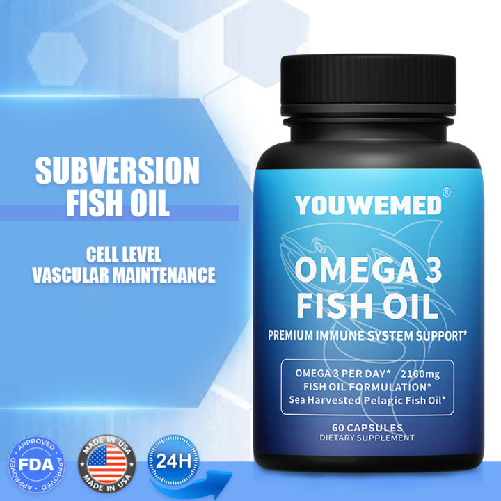 Omega 3 Fish Oil, Replenishes brain and memory, to Support