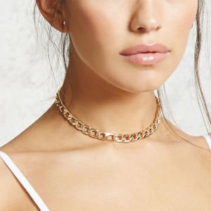 🔥Orfila Fashion Jewelry Accessories Cuban Choker Necklace Lady Clavicular Chain COD