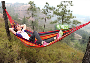 Ayunan Camping Santai Orang Dewasa di Gunung Pantai / Kasur Ayun Gantung di Tiang Pohon