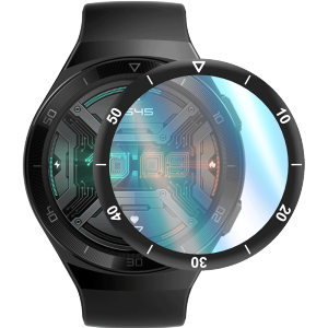 2 pcs/ป้องกันหน้าจอ For Huawei Watch GT 2e ฟิล์มกันรอย gt2e screen protector 3D full Curved Edge Soft Fibre Glass Protective Film Cover huawei GT2e/GT 2E Soft Fibre Protective Film