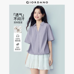 Giordano Women Women Shirt - Non-Elastic Free Shipping 05346486