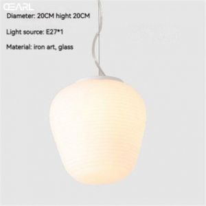 Nordic Simple Modern Chandelier Designer Personality Creative Dining-Room Lamp Bedroom Bedside Study Striped Glass Lamps