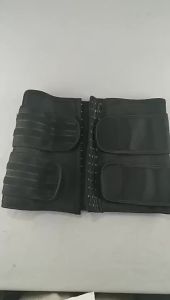 [COD] Customized Double-Belt Shapewear with Buttons Sports Fitness Sweat-Inducing Garment Women Waist Trimmer Shapewear