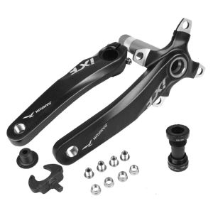 IXF 104 BCD 32T 34T 36T 38T Mountain Bike 170mm Crankset Aluminum Alloy MTB Crank Set Round Narrow Wide Chainring Bottom Bracket Bolts fit Shimano