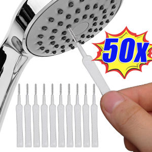 10/30/50ชิ้น แปรงทำความสะอาดหัวฝักบัว / แปรงไนลอนขนาดเล็กป้องกันการอุดตัน / แปรงทำความสะอาดรูพรุนของหัวฝักบัว / อุปกรณ์ทำความสะอาดรูพรุนคีย์บอร์ดโทรศัพท์มือถือ