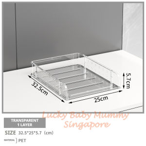 Clear Pegboard Desktop Organizer Rack/Acrylic A4 File Tray Storage Box for Office & Study Use/localstock