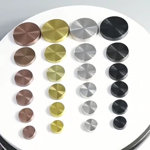 20Pcs Decorative Mirror Fixing Screws Plastic Washers Flat Caps Decorative Cover Nails for Advertising Screw Fasteners