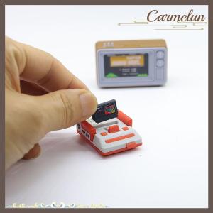 [Carmelun] 1 Piece 1 12 Dollhouse Simulation Miniature Nostalgic TV Game Console Model Living Room Scene Decoration Doll Accessories Toys