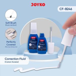 (1pc) JOYKO Correction Fluid Cairan Koreksi Penghapus Cair CF-B246 8ml tipe x